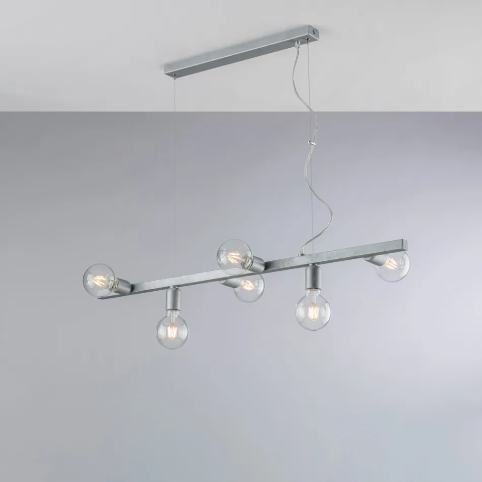 Sospensione in Ferro Laccato e Made in Italy per Arredare L’interno - Verona Viadurini