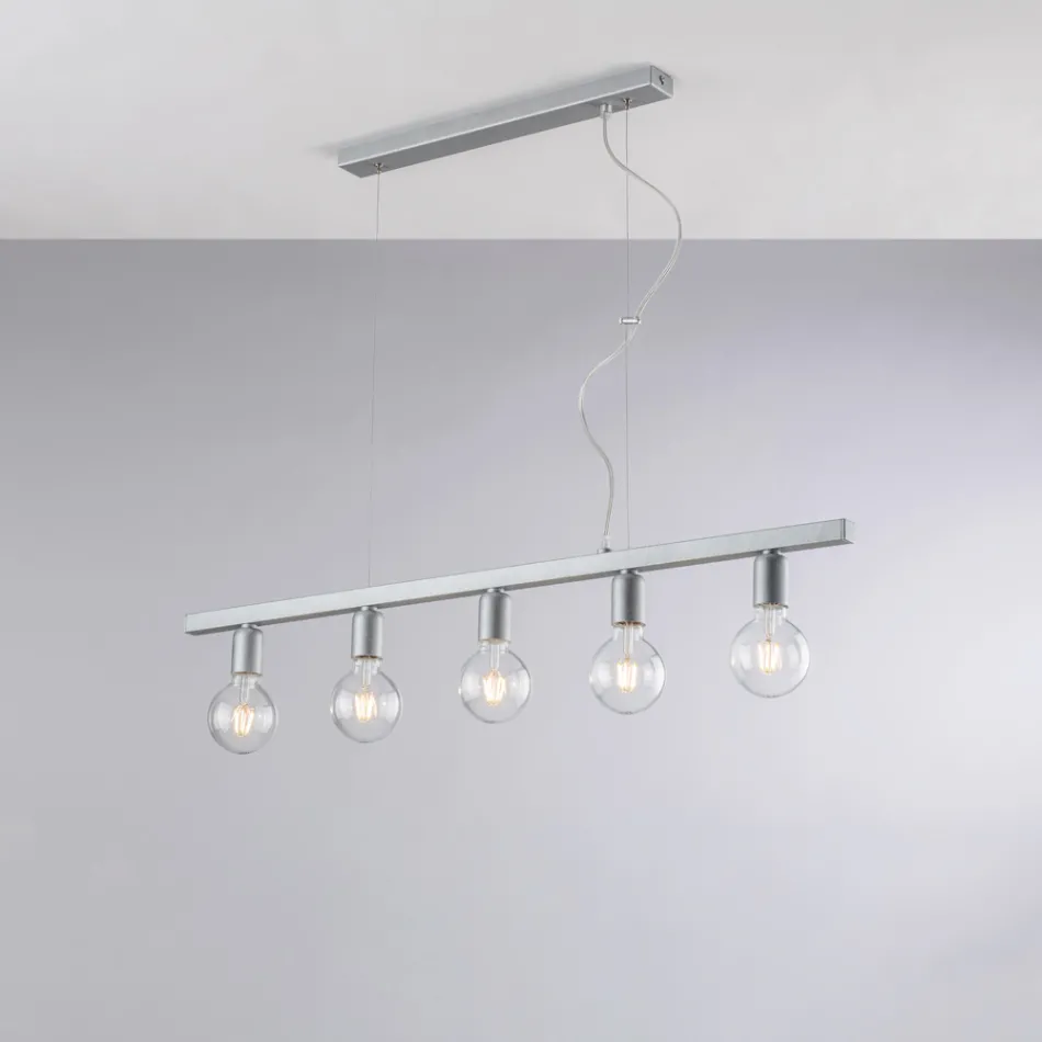 Sospensione in Ferro Laccato e Made in Italy per Arredare L’interno - Verona Viadurini