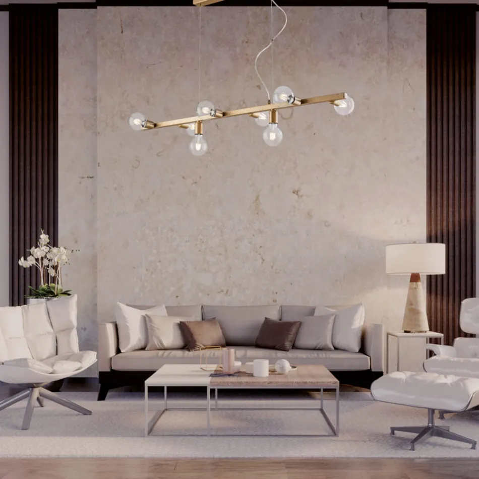 Sospensione in Ferro Laccato e Made in Italy per Arredare L’interno - Verona Viadurini