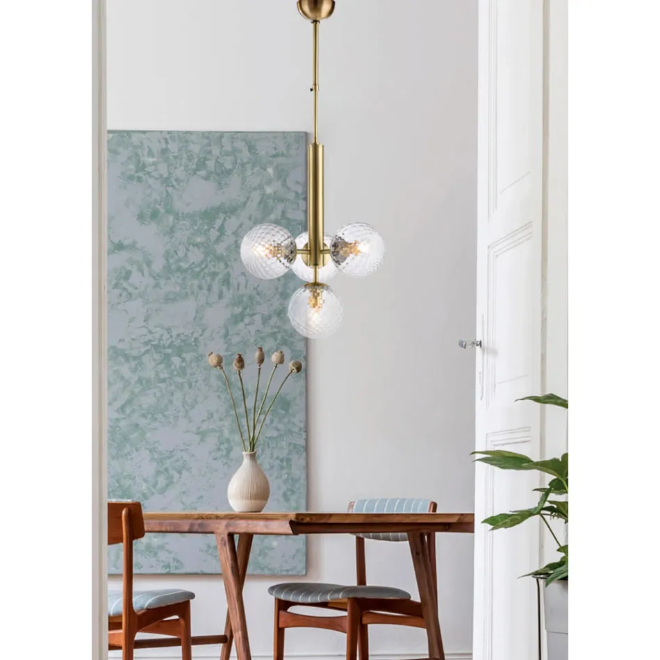 Sospensione in Ferro Made in Italy per Arredare L’interno - Como Viadurini