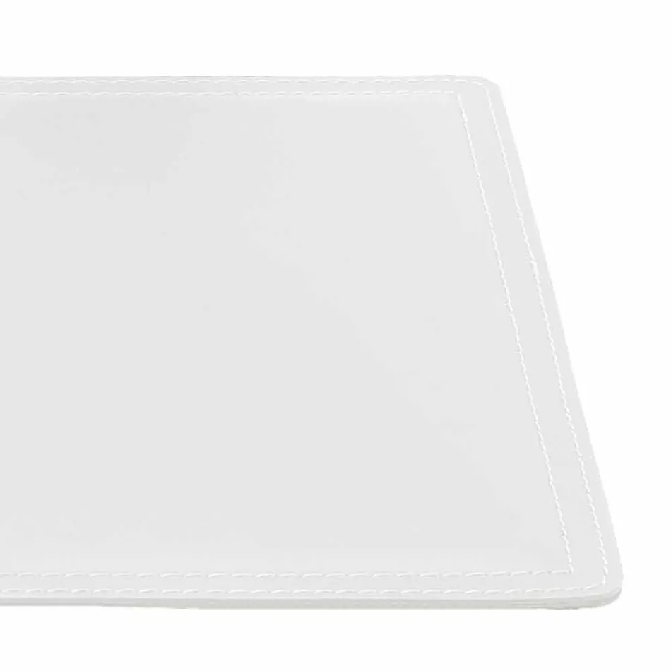 Sottomano in Cuoio Rigenerato con Cuciture Ferma Penne Made in Italy - Ascanio Viadurini