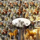 Specchiera a muro/da terra legno massello Grilli York fatta in Italia Viadurini