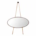 Specchiera a muro/da terra legno massello Grilli York fatta in Italia Viadurini