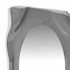 Specchiera a muro design moderno fumé Diva, made in Italy Viadurini