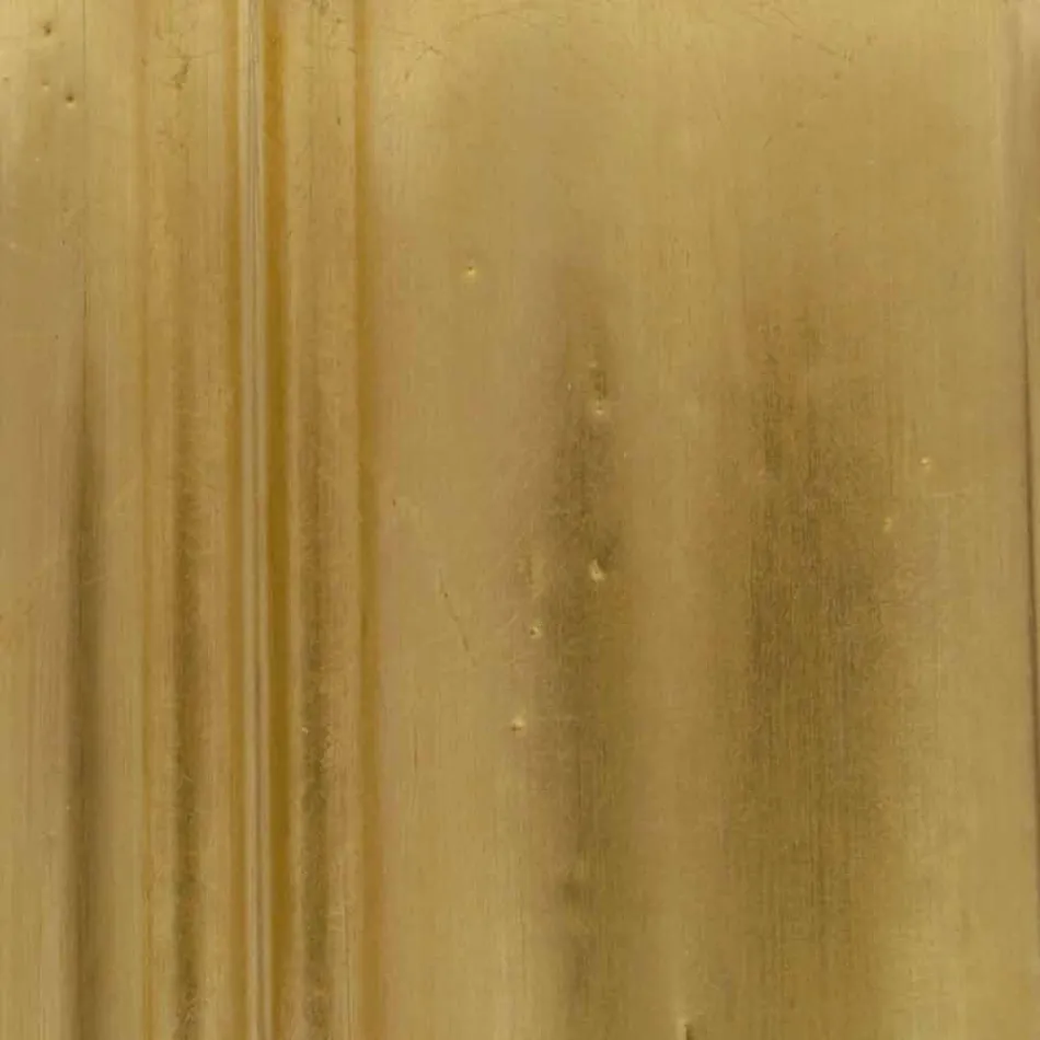 Specchiera a muro fatta a mano legno oro o argento made in Italy Luigi Viadurini