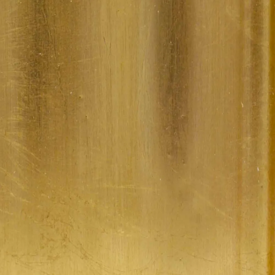 Specchiera a muro in legno argento o oro fatta in Italia Giuseppe Viadurini