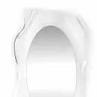 Specchiera a muro trasparente design moderno Diva, made in Italy Viadurini