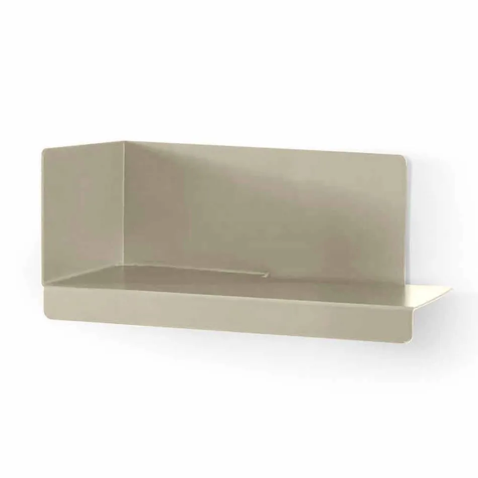 Specchiera a Parete e 3 Mensole in Metallo Colorate a Destra o Sinistra - Noelle Viadurini