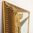 Specchiera a parete in legno rettangolare prodotta in Italia Valentino Viadurini