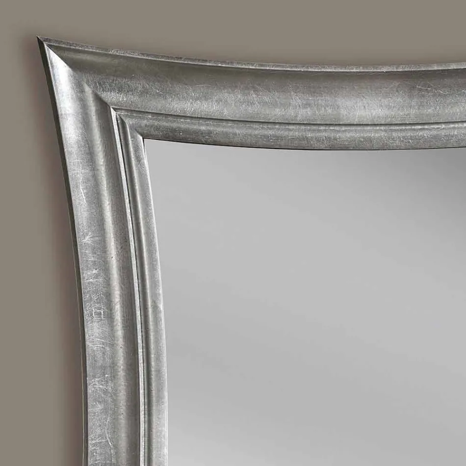 Specchiera a parete legno rettangolare fatta a mano made Italy Sandro Viadurini