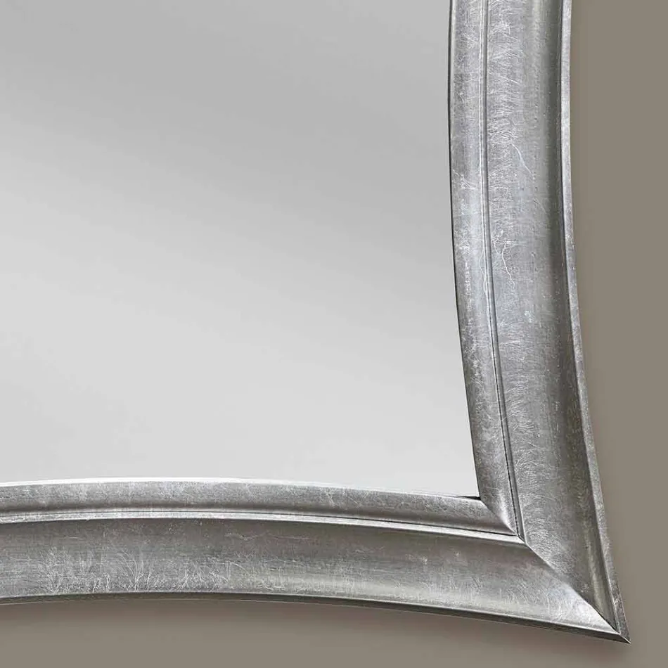 Specchiera a parete legno rettangolare fatta a mano made Italy Sandro Viadurini