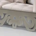 Specchiera a Parete Rettangolare di Design Moderno in Plexiglass Tortora - Selly Viadurini