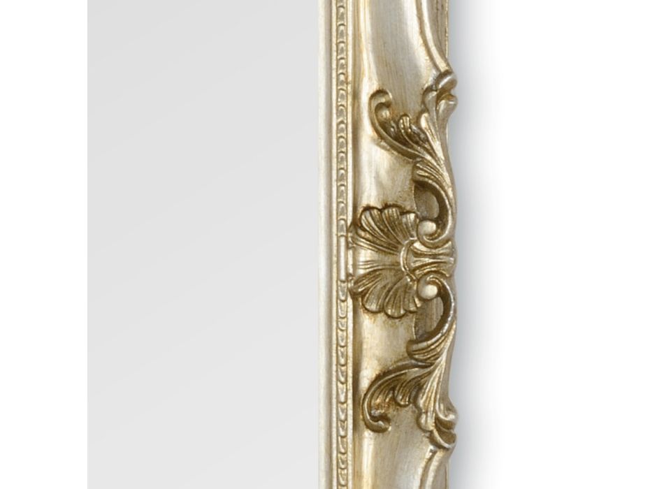 Specchiera con Cornice in Legno Decorata a Mano Made in Italy - Venus Viadurini