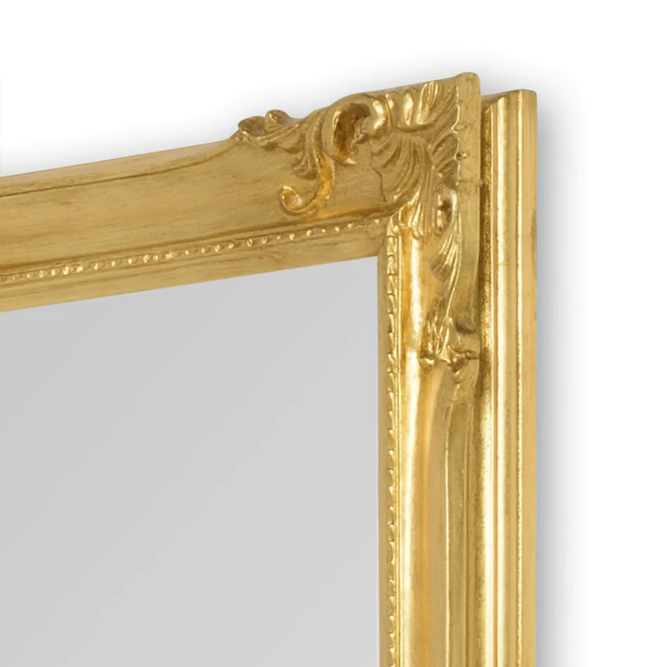 Specchiera con Cornice in Legno Decorata a Mano Made in Italy - Venus Viadurini