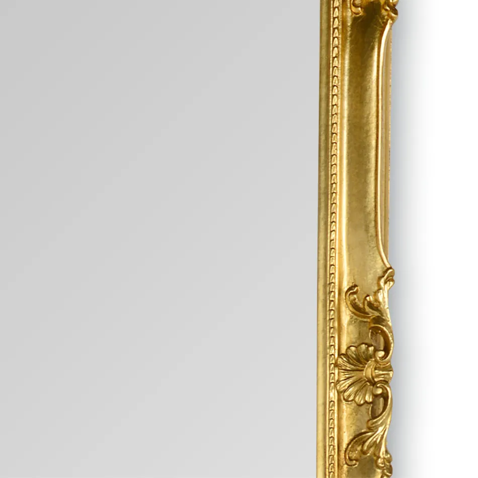 Specchiera con Cornice in Legno Decorata a Mano Made in Italy - Venus Viadurini