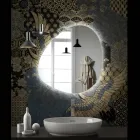 Specchiera con Retroilluminazione Led Reversibile Made in Italy - Talk Viadurini