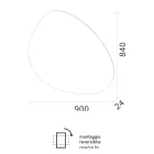 Specchiera con Retroilluminazione Led Reversibile Made in Italy - Talk Viadurini