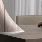 Specchiera con Retroilluminazione Led Solo sul Lato Circolare Made in Italy - Make Viadurini