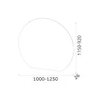 Specchiera con Retroilluminazione Led Solo sul Lato Circolare Made in Italy - Make Viadurini