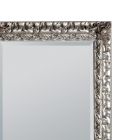 Specchiera con Specchio Molato e Cornice in Foglia Argento Made in Italy - Roua Viadurini