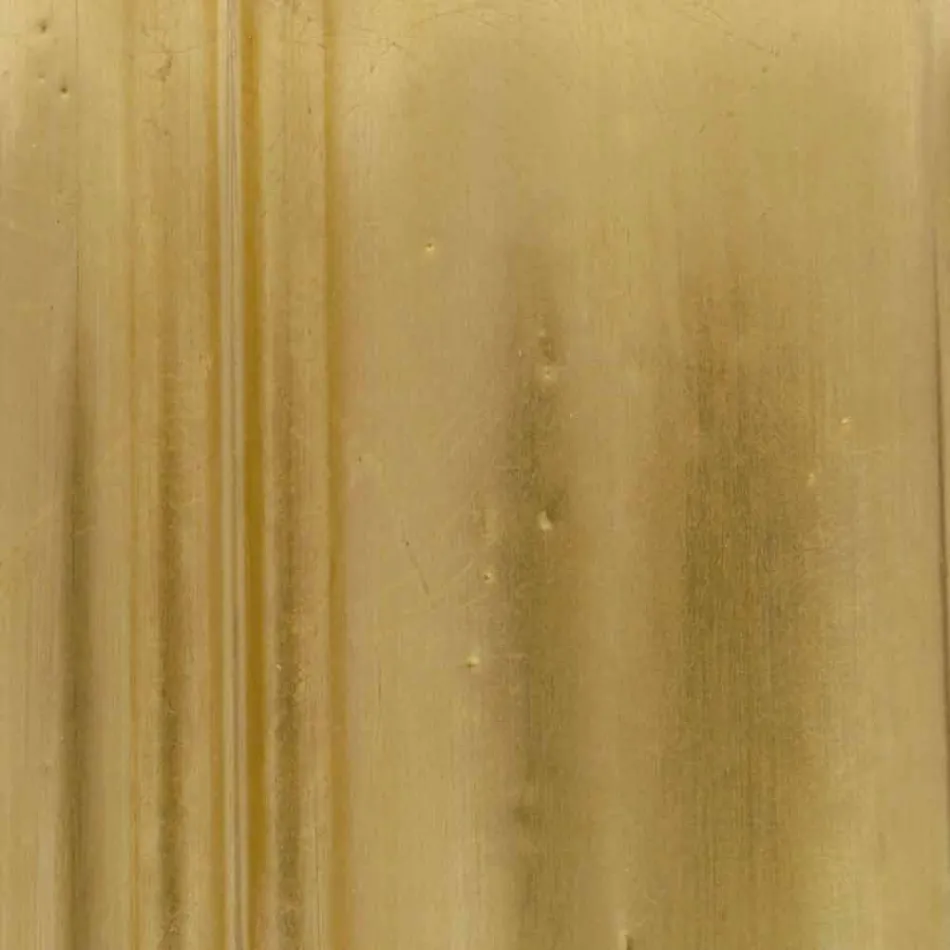 Specchiera da muro argento,oro legno a mano fatta in Italia Alessandro Viadurini