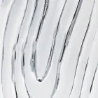 Specchiera da muro oro,bianco,argento in legno made in Italy Eugenio Viadurini