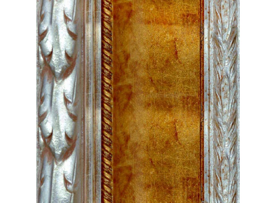 Specchiera da muro rettangolare linee moderne legno made Italy Umberto Viadurini