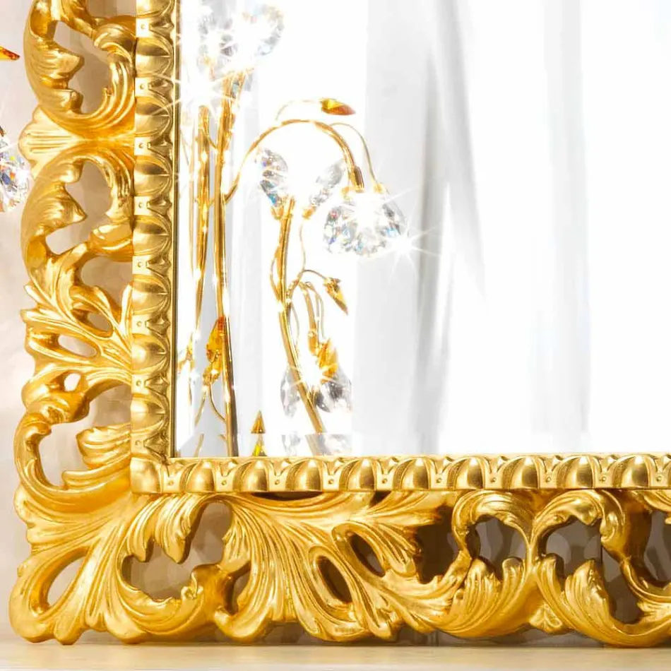 Specchiera da parete design classico Ives, 100x120 cm Viadurini