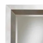 Specchiera da parete di design con cornice in legno Lotto Viadurini