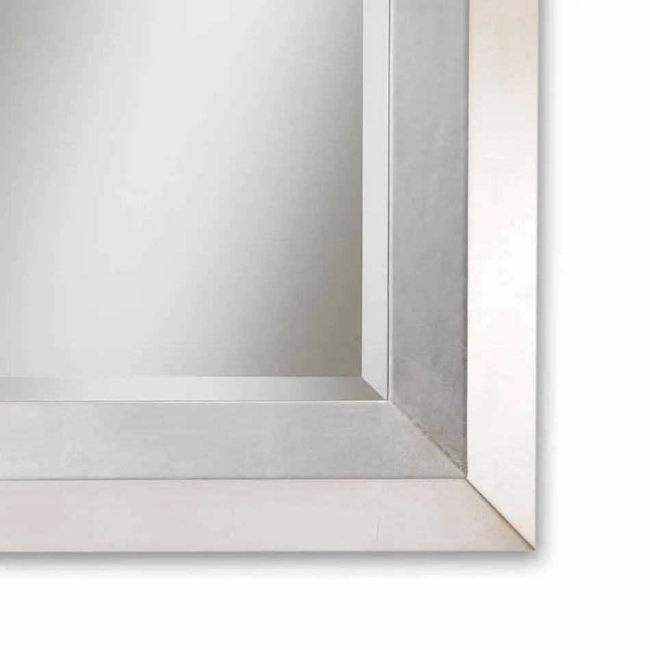 Specchiera da parete di design con cornice in legno Lotto Viadurini