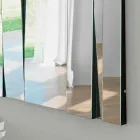 Specchiera da Parete di Design Moderno in Vetro e Metallo Made in Italy – Pallino Viadurini