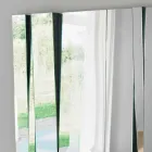 Specchiera da Parete di Design Moderno in Vetro e Metallo Made in Italy – Pallino Viadurini