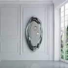 Specchiera da Parete in Cristallo Specchio Made in Italy - Pescara Viadurini