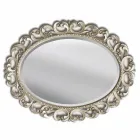 Specchiera da parete legno abete moderna a mano fatta in Italia Dario Viadurini