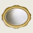 Specchiera da parete legno di abete prodotta a mano in Italia Franco Viadurini