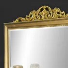 Specchiera da parete moderna realizzata in legno in Italia Kevin Viadurini