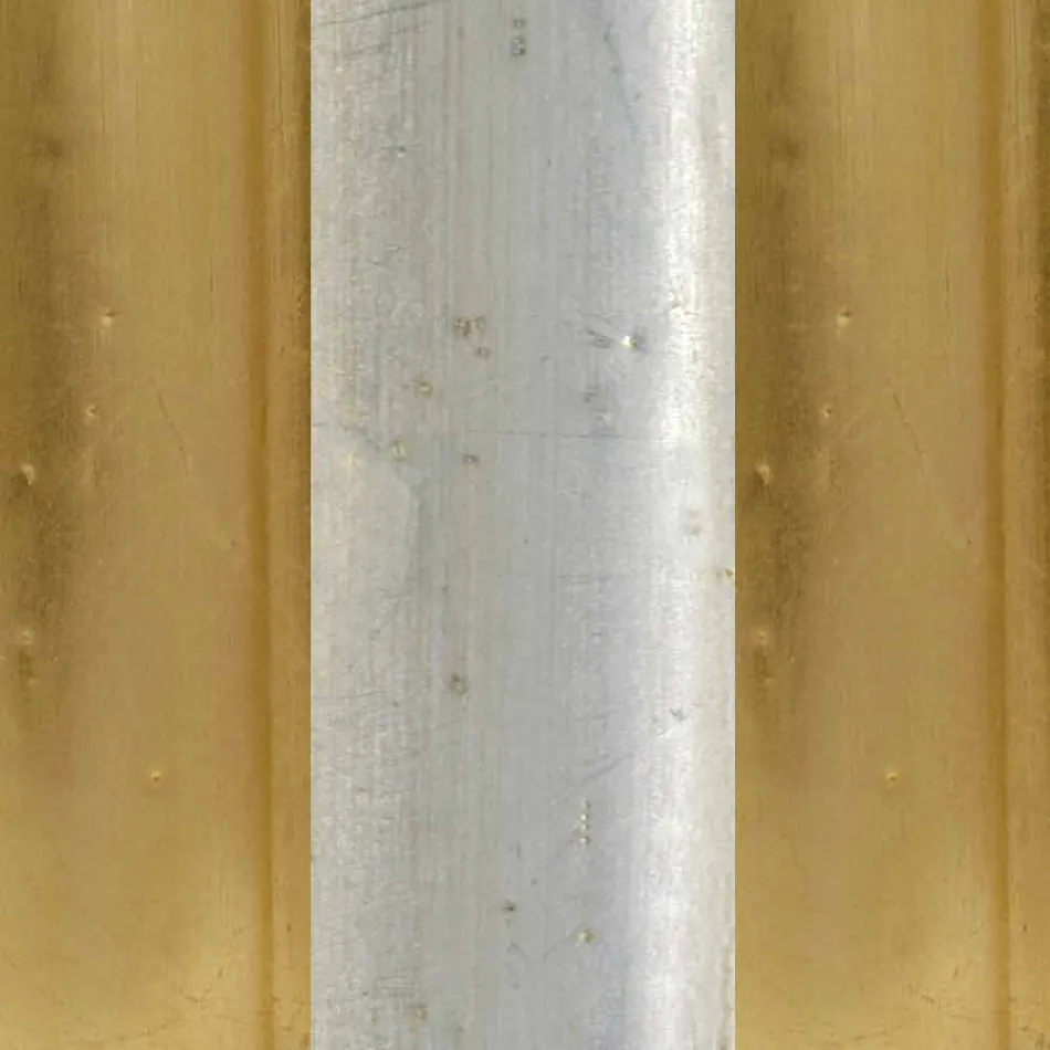 Specchiera da terra legno abete con piedistallo fatta in Italia Jonni Viadurini