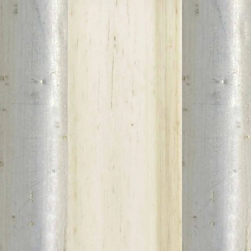 Specchiera da terra legno abete con piedistallo fatta in Italia Jonni Viadurini