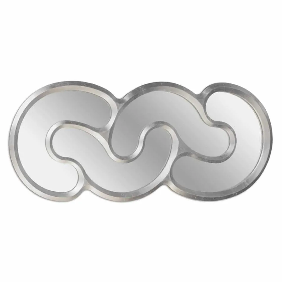 Specchiera di design da parete fatta a mano in Italia Teo Viadurini