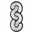 Specchiera di design da parete fatta a mano in Italia Teo Viadurini