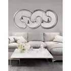 Specchiera di design da parete fatta a mano in Italia Teo Viadurini