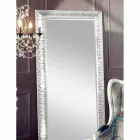 Specchiera muro rettangolare in legno di abete made in Italy Achille Viadurini