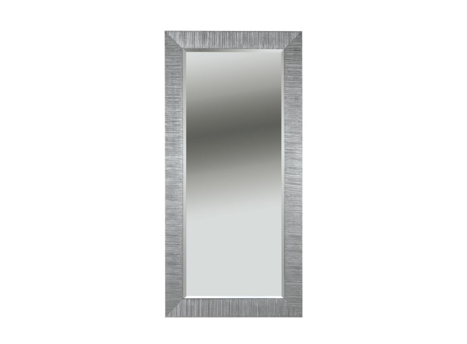 Specchiera Rettangolare con Specchio Molato Made in Italy - Bacco Viadurini