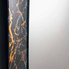 Specchiera Rettangolare di Design con Cornice in Vetro Made in Italy - Eclisse Viadurini
