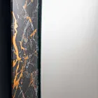 Specchiera Rettangolare di Design con Cornice in Vetro Made in Italy - Eclisse Viadurini