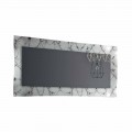 Specchiera Rettangolare di Design con Cornice in Vetro Made in Italy - Eclisse