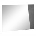 Specchio a Muro con Legno Bianco Lucido o Ardesia Design Italiano - Joris