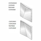 Specchio a Muro Modulare con Specchi Concavi e Convessi Made in Italy – Allergia Viadurini