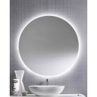 Specchio a Parete Rotondo Retroilluminato con LED Made in Italy - Ronda Viadurini