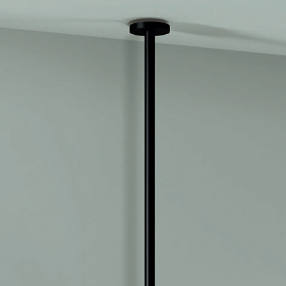 Specchio Appeso in Metallo con Luce Opzionale Made in Italy - Amadeus Viadurini